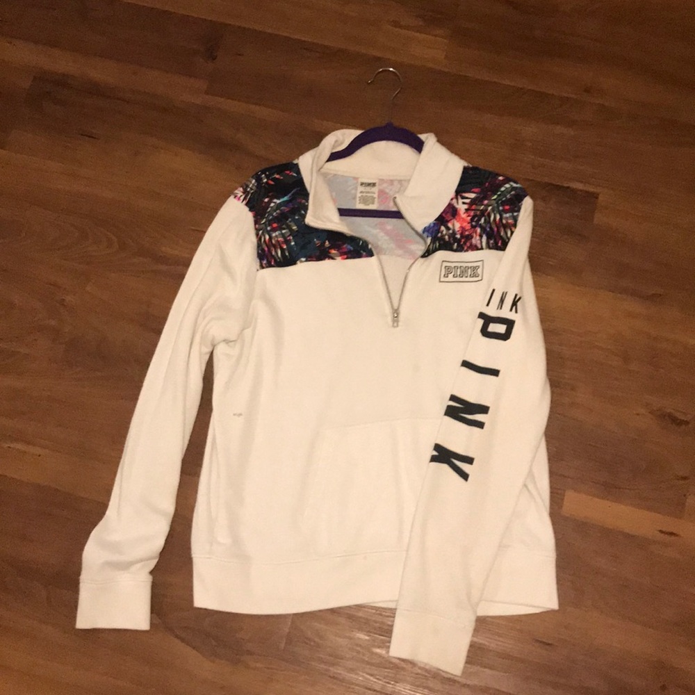 Quarter zip sweater From pink